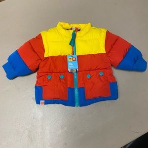 *NWT* Lego x Target baby puffer jacket/vest 6-9 months